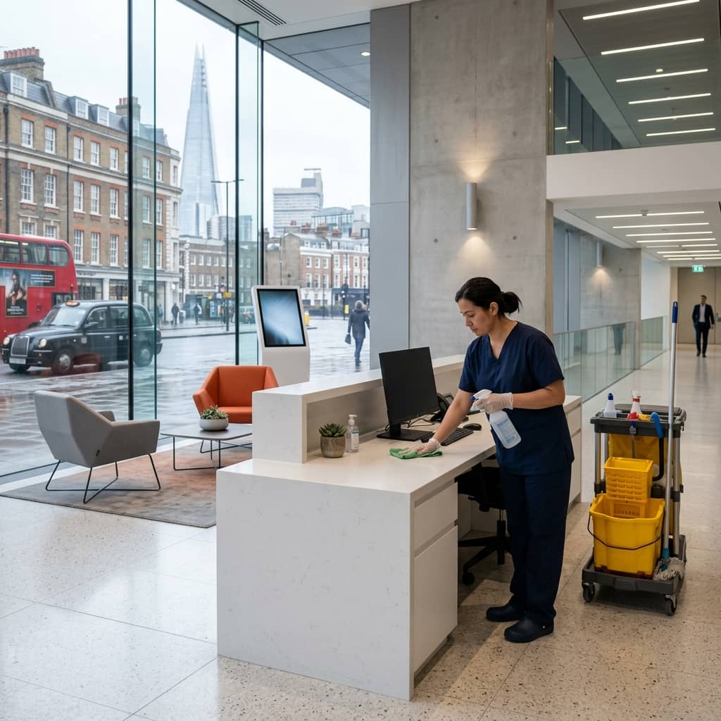 Professional office cleaners in London