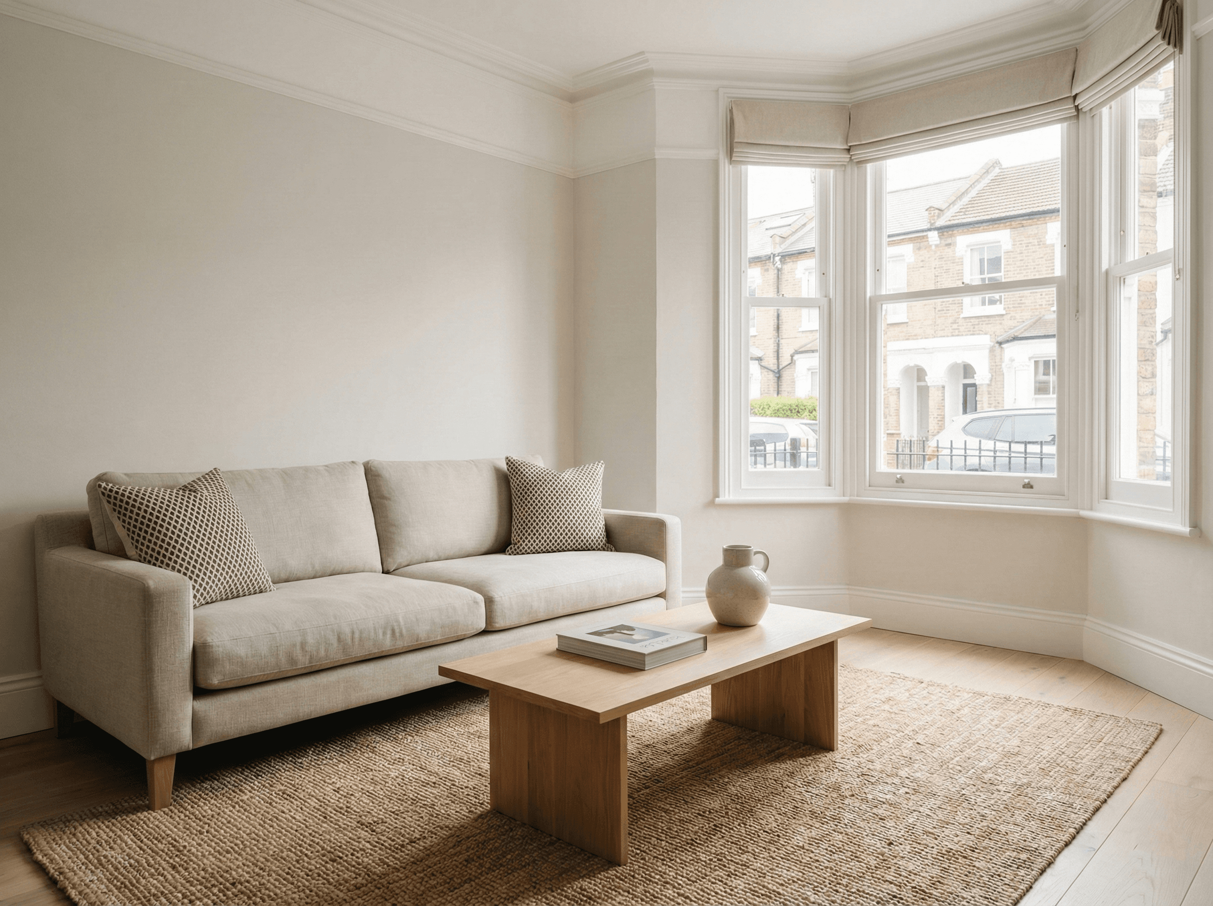 Clean and tidy West London home interior