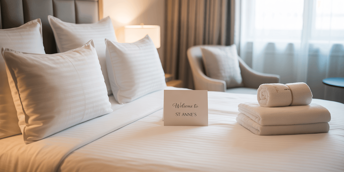 Laundry neatly folded, key handover, or amenities restock