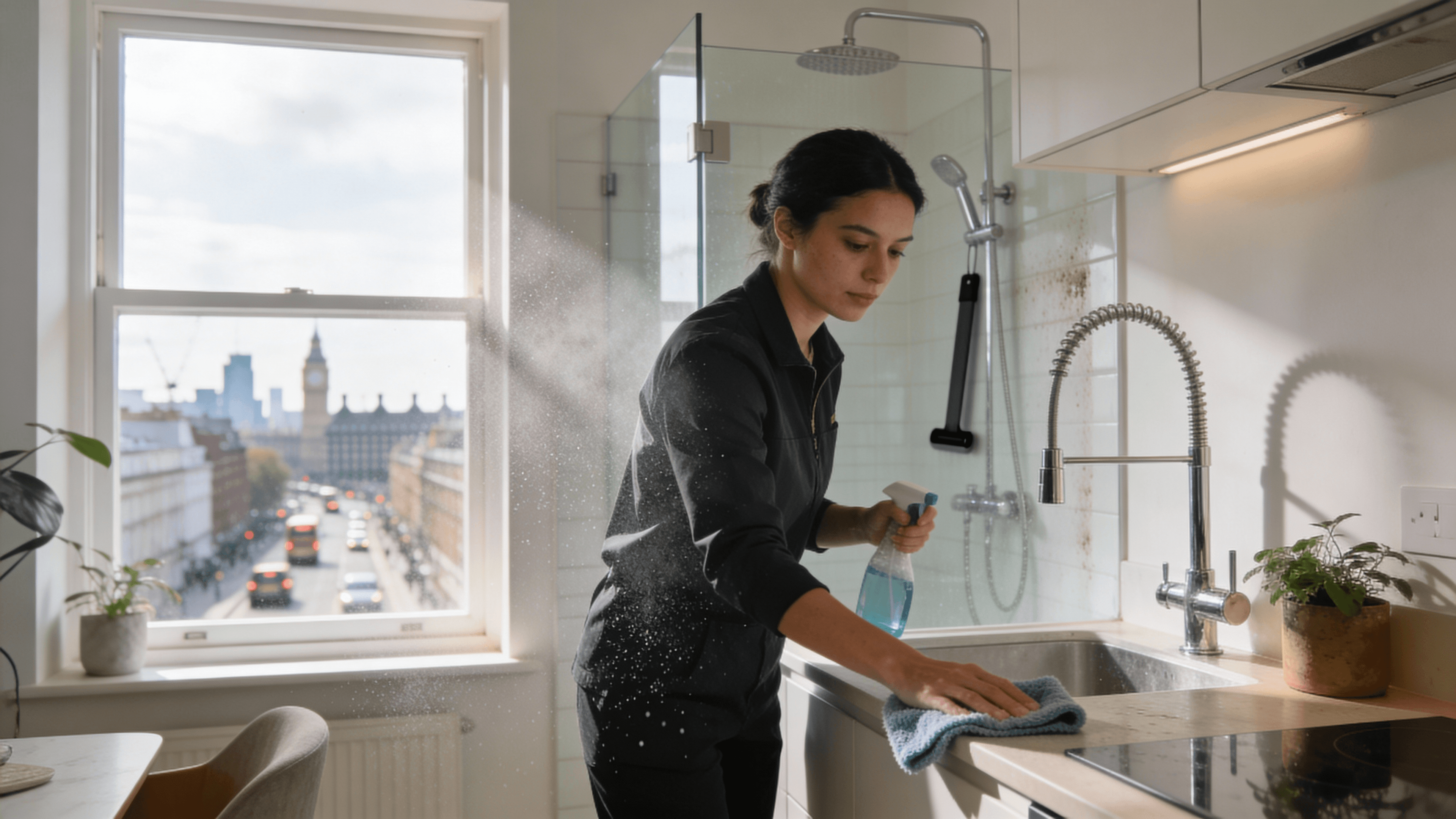 Professional Cleaning Method for Small London Flats