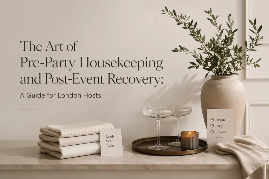 The Art of Pre-Party Housekeeping and Post-Event Recovery: A Guide for London Hosts